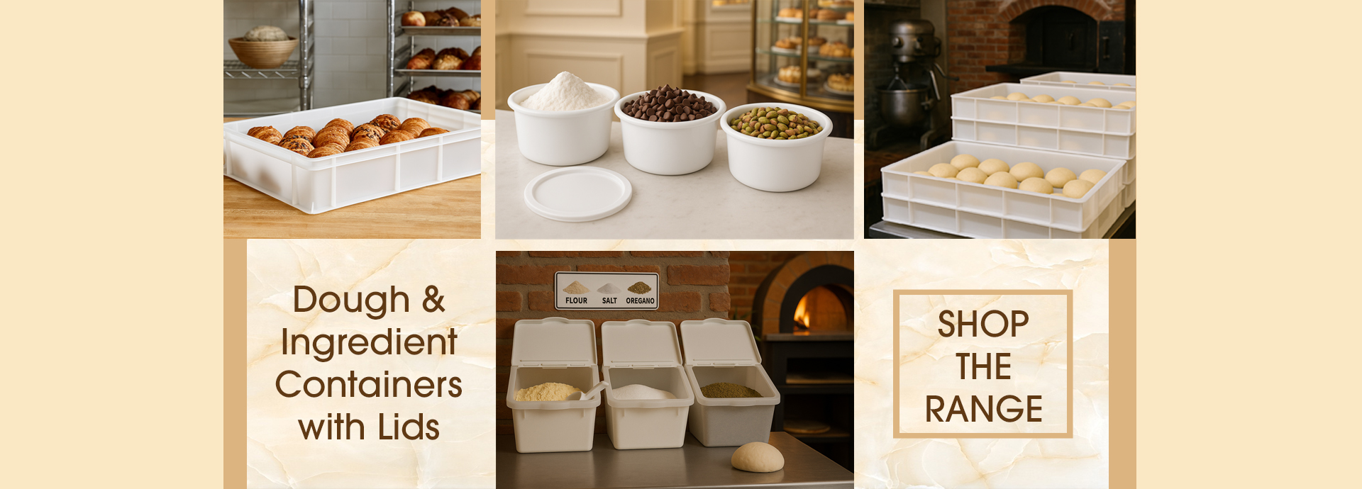 Dough Containers Website Banner Mobile