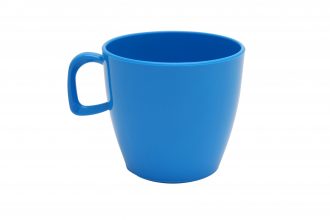 Cup with handle Blue