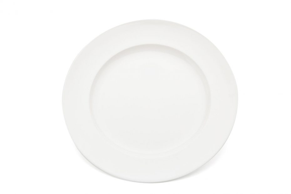 Wide Rimmed Dessert Plate