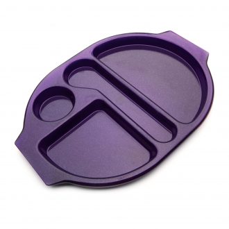 Copolyester Large Meal Tray in Purple Sparkle