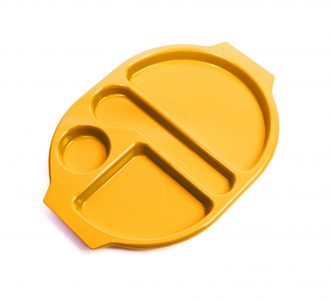 Yellow Large Meal Tray