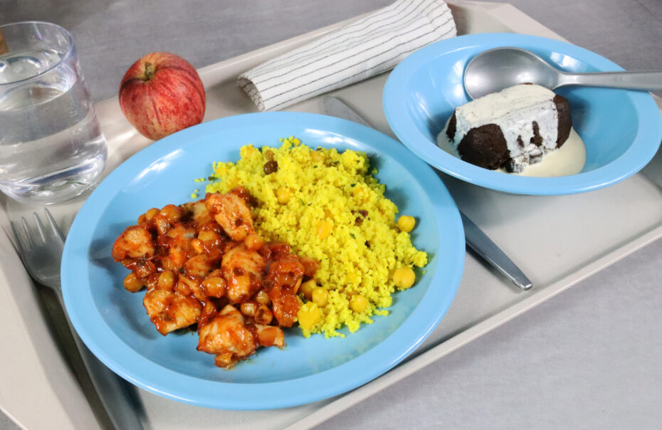 Curry Served on ABS Tray