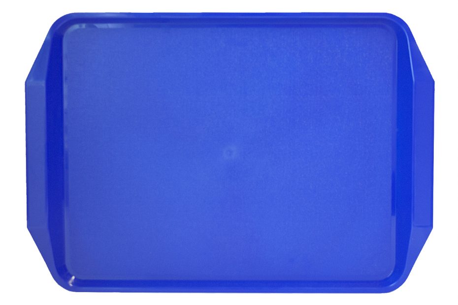 Blue ABS Tray with Handle