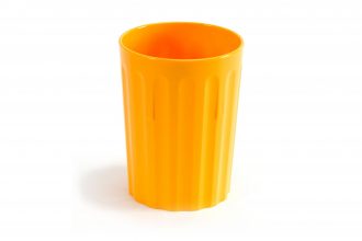 250ml Fluted Tumbler in Yellow