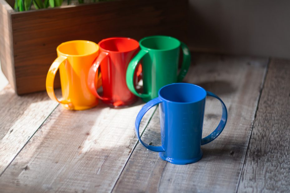 2 Handled Beakers in Full Range of Colours