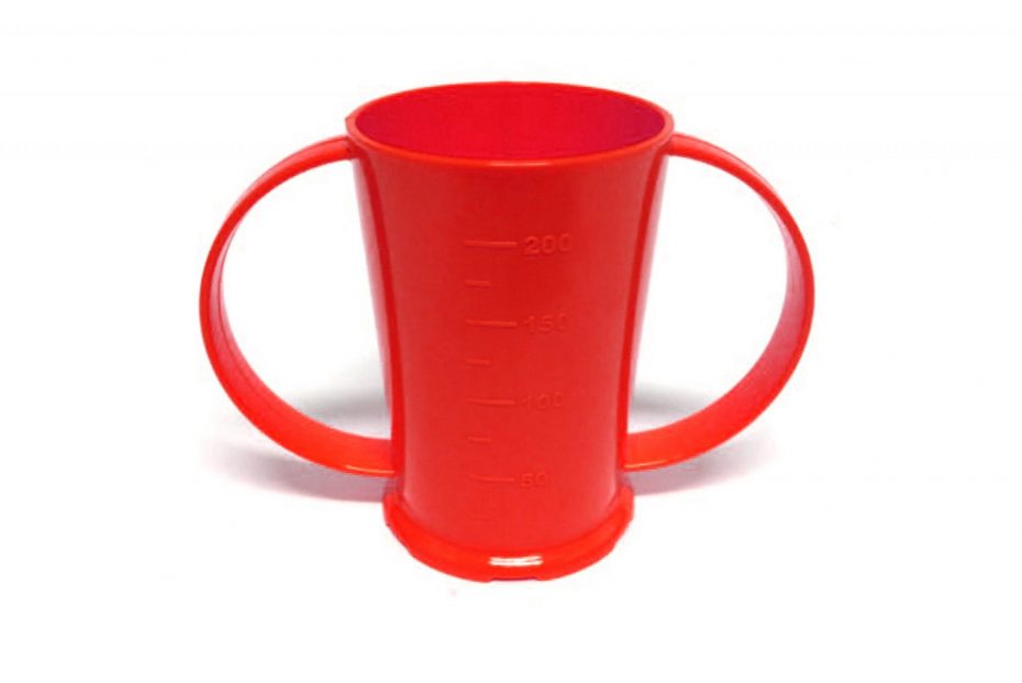 2 Handled Graduated Beaker in Red