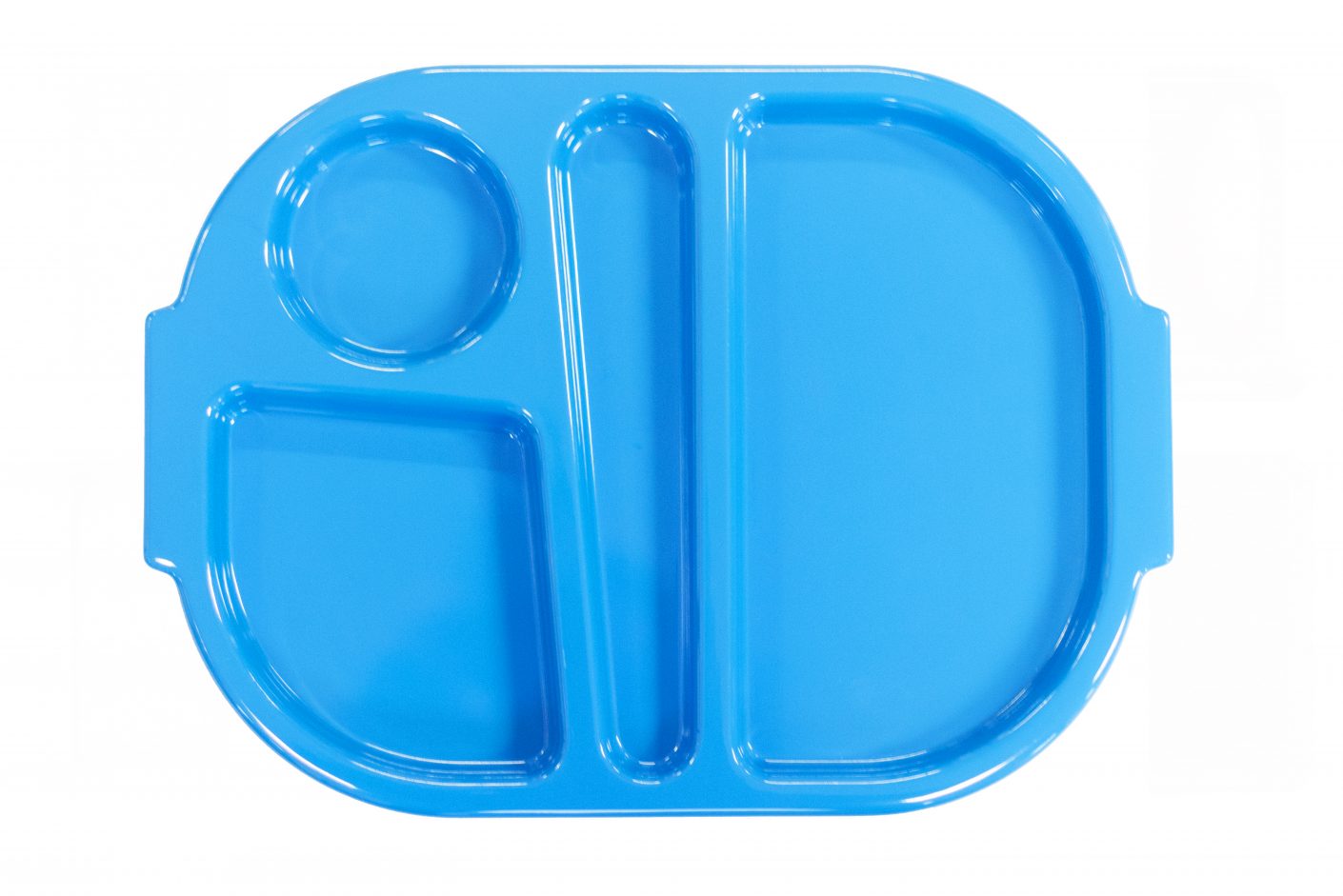 Small Meal Tray with 4 Compartments • Harfield Tableware