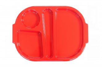 Red Small Meal Tray