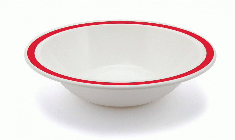 17.3cm Duo Bowl in Red