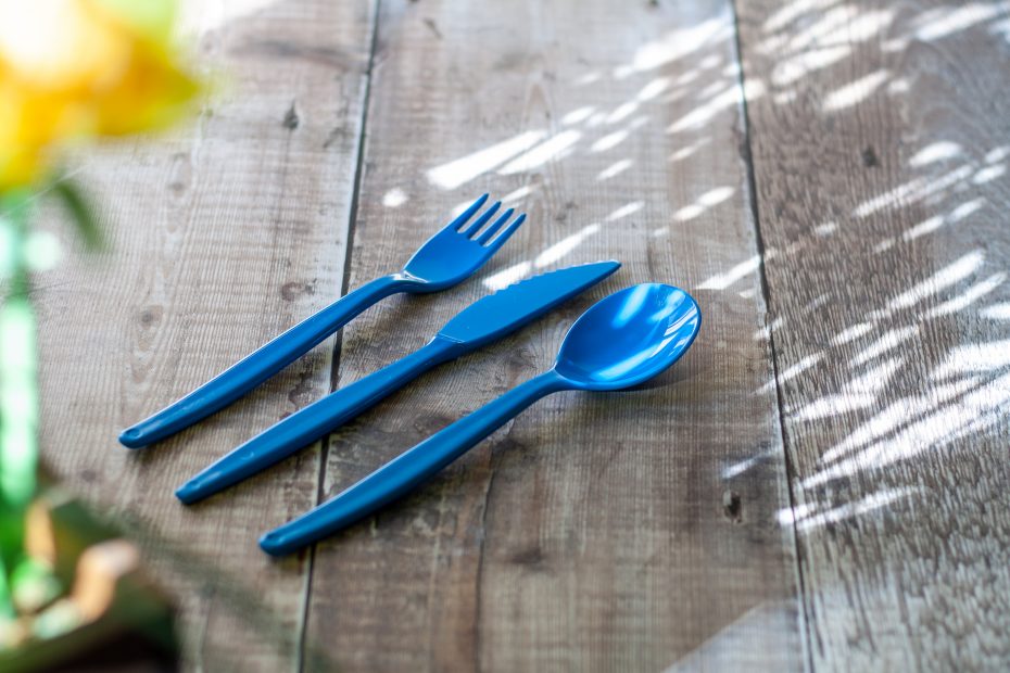 Blue Cutlery Set