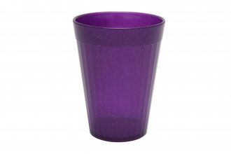 150ml Fluted Tumbler in Purple Sparkle