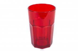 American Style Tumbler in Translucent Red
