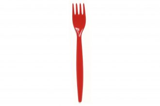 Antibacterial Standard Fork in Red