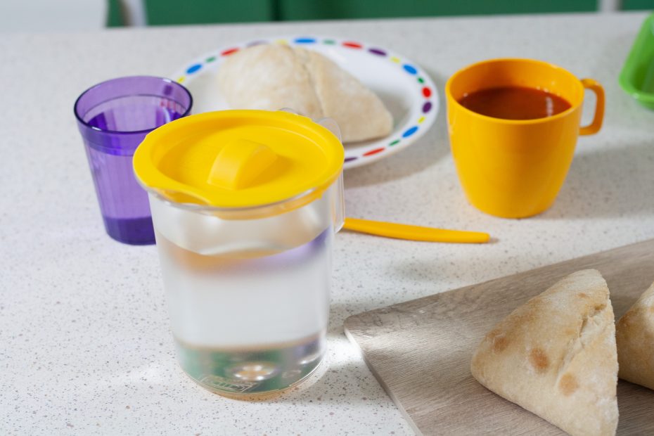 Small Water Jug with Yellow Lid