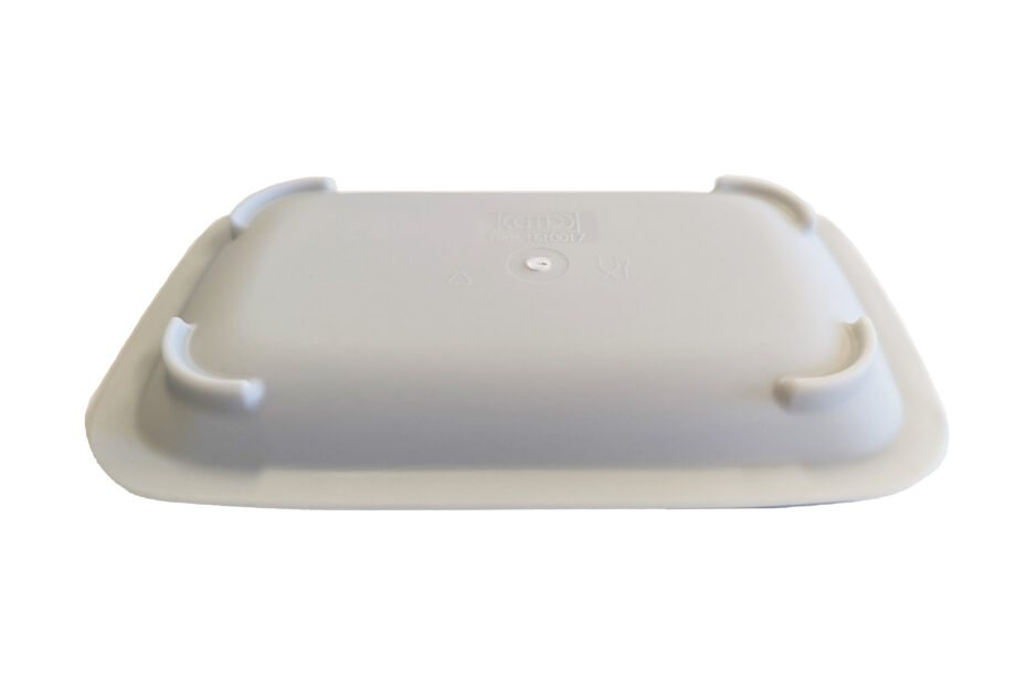 Grey Rectangular Bowl Lid