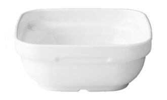 White Square Salad Bowl