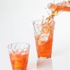 Orange Juice in Diamond Tumblers