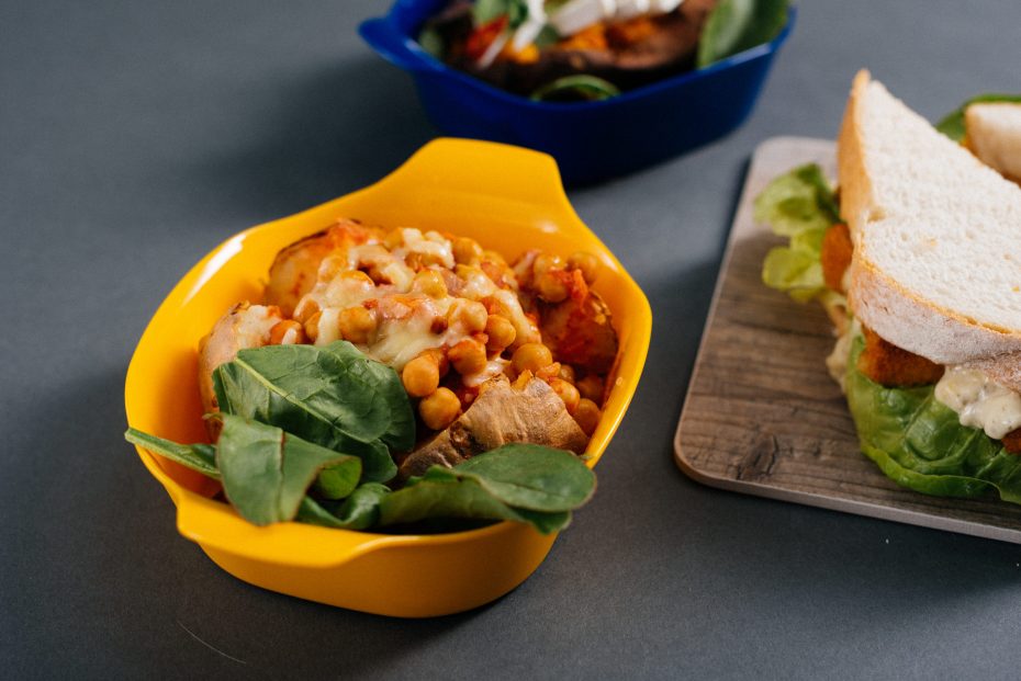 Jacket Potato in a multidish