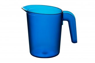 500ml Frosted Translucent Jug in Blue