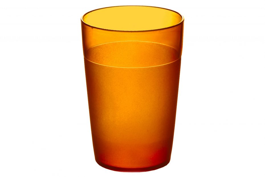 250ml Frosted Tumbler Orange