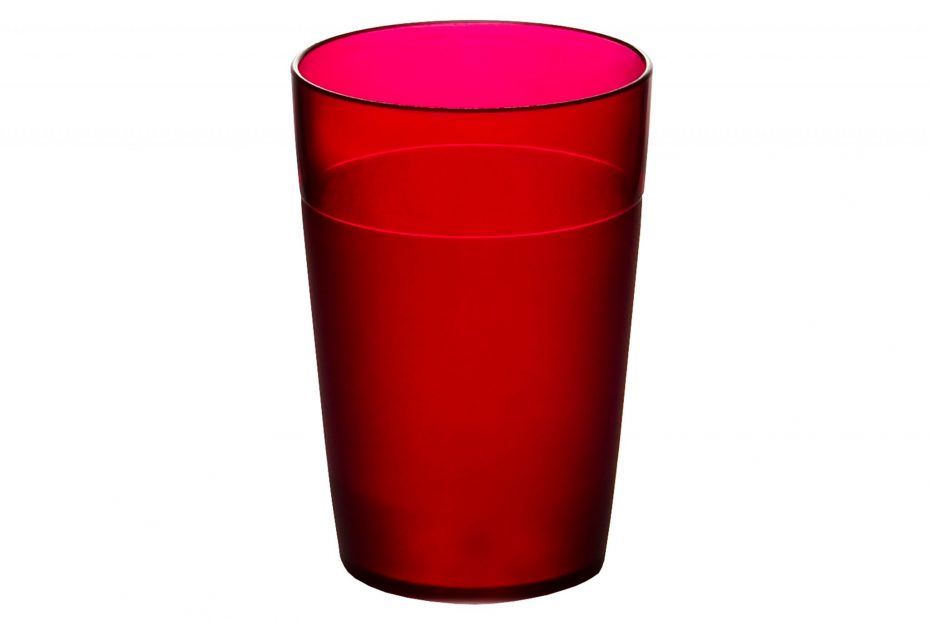 250ml Frosted Tumbler Red