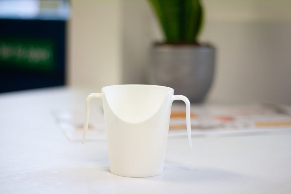 Two Handled Nose Cup White