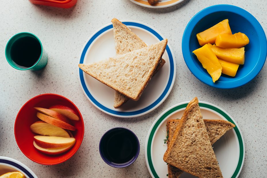 Small Duo Plates with Sandwiches