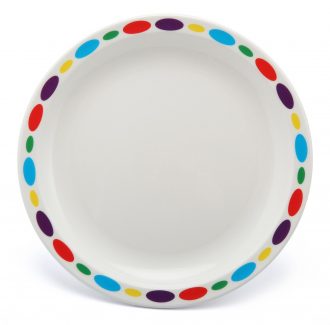 Small Patterned Duo Plate