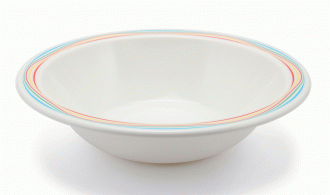 17.3cm Duo Bowl in Swirls - Multicolour