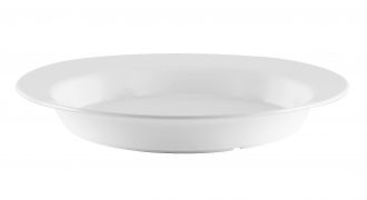 Large White Deep Plate