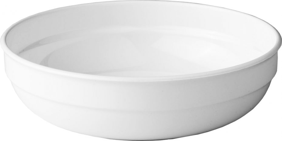 600ml White Round Bowl