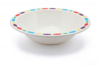 Patterned Rim Duo Bowl