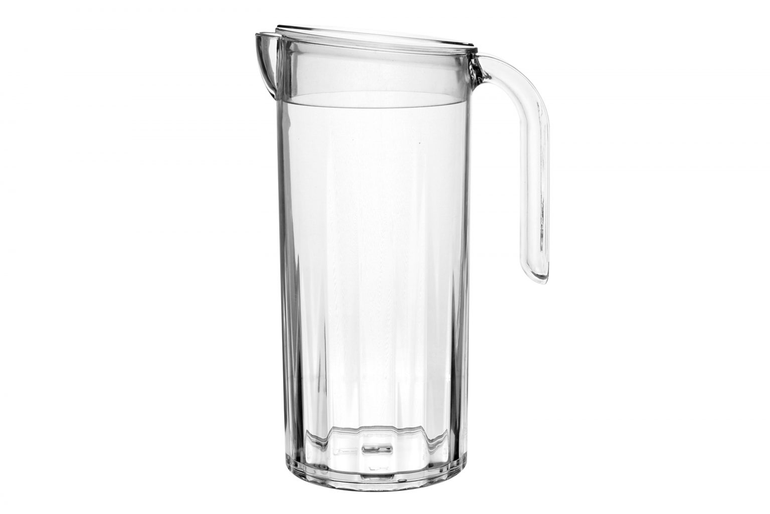 Clear Fridge Jug with Lid 1.25 Litre • Harfield Tableware