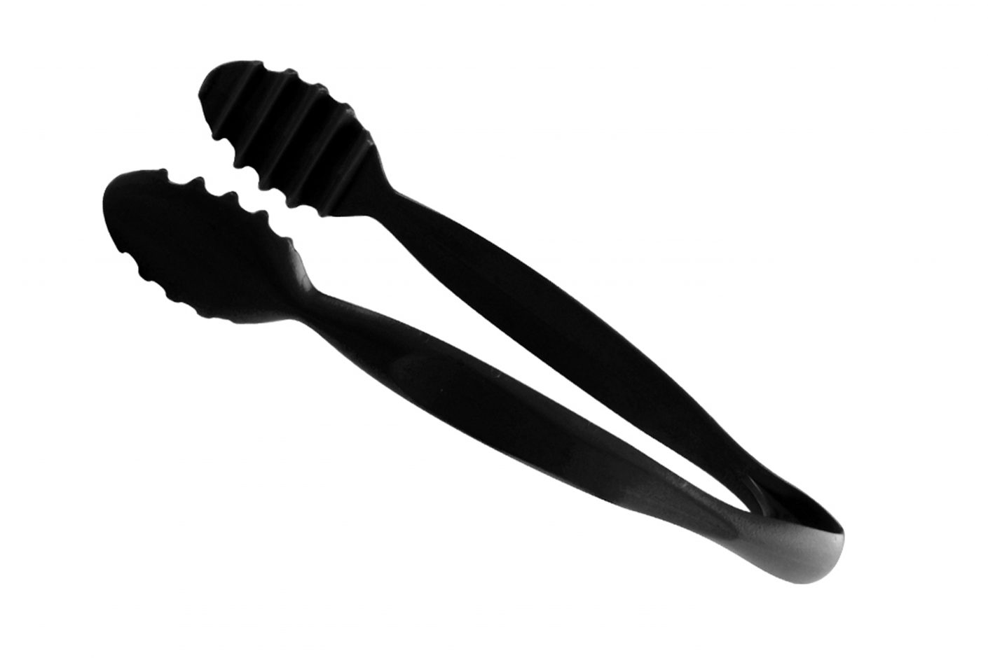 Black Kitchen Tweezer Tongs 27cm • Harfield Tableware