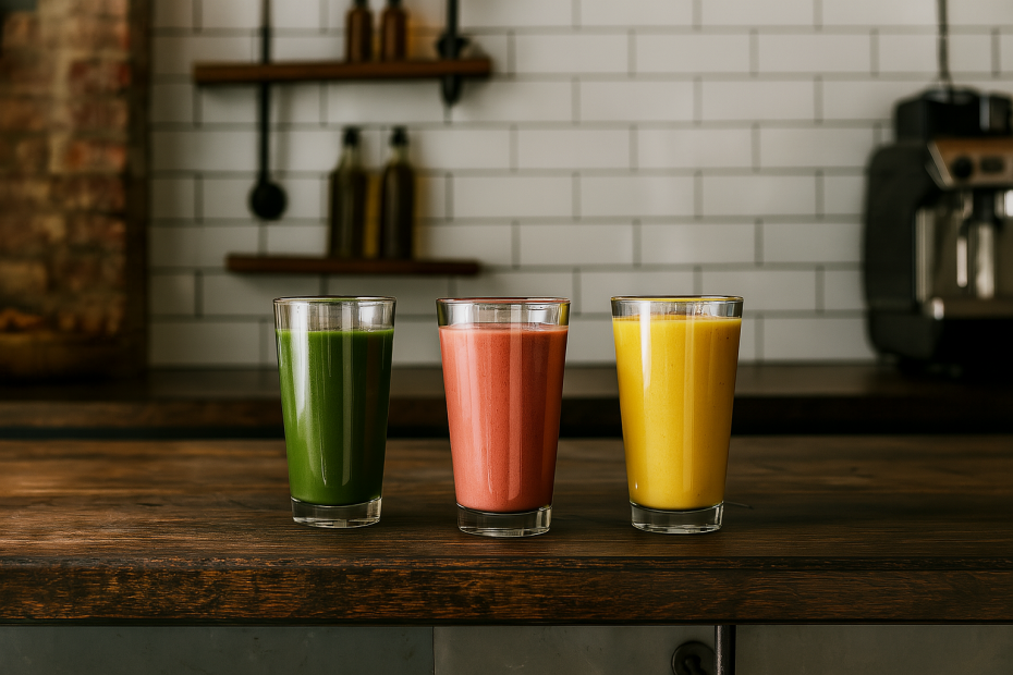 Smoothie Selection in a Small Premium Tumbler
