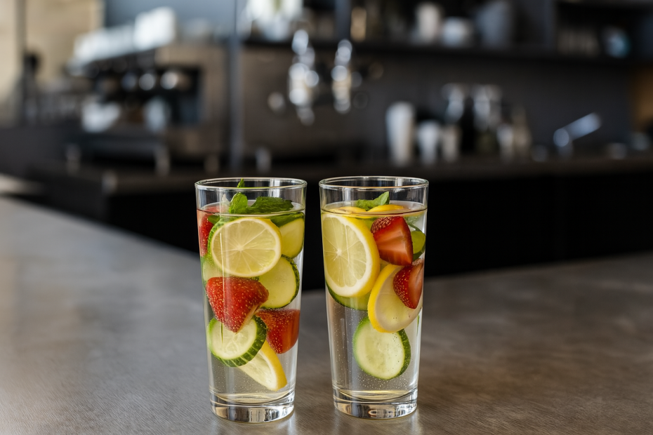 Fruit Infused Water Premium Long Drink Tumblers