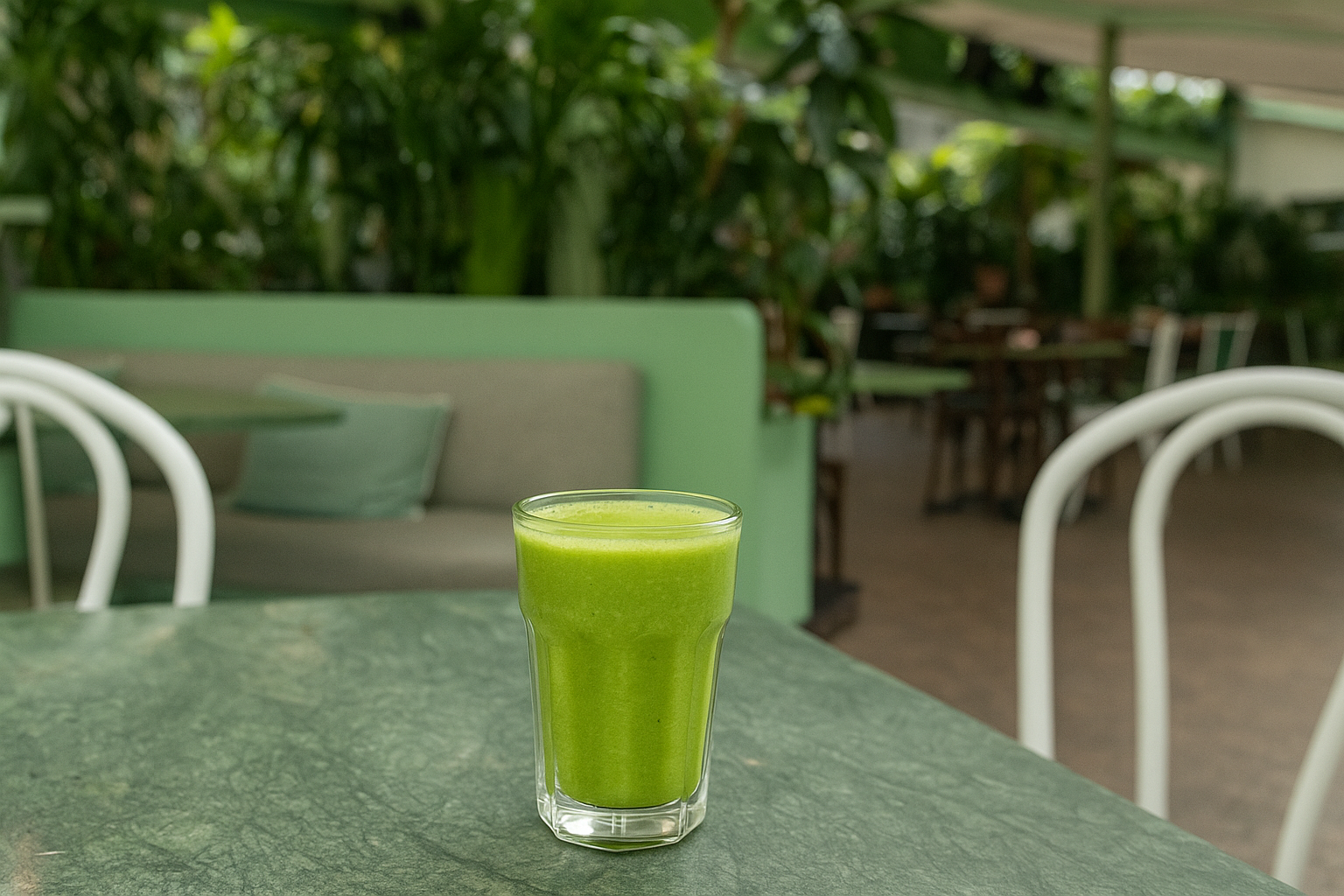 Smoothie in Economy Tumbler in Canteen Setting