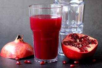 Pomegranate Cocktail in Medium American Tumbler