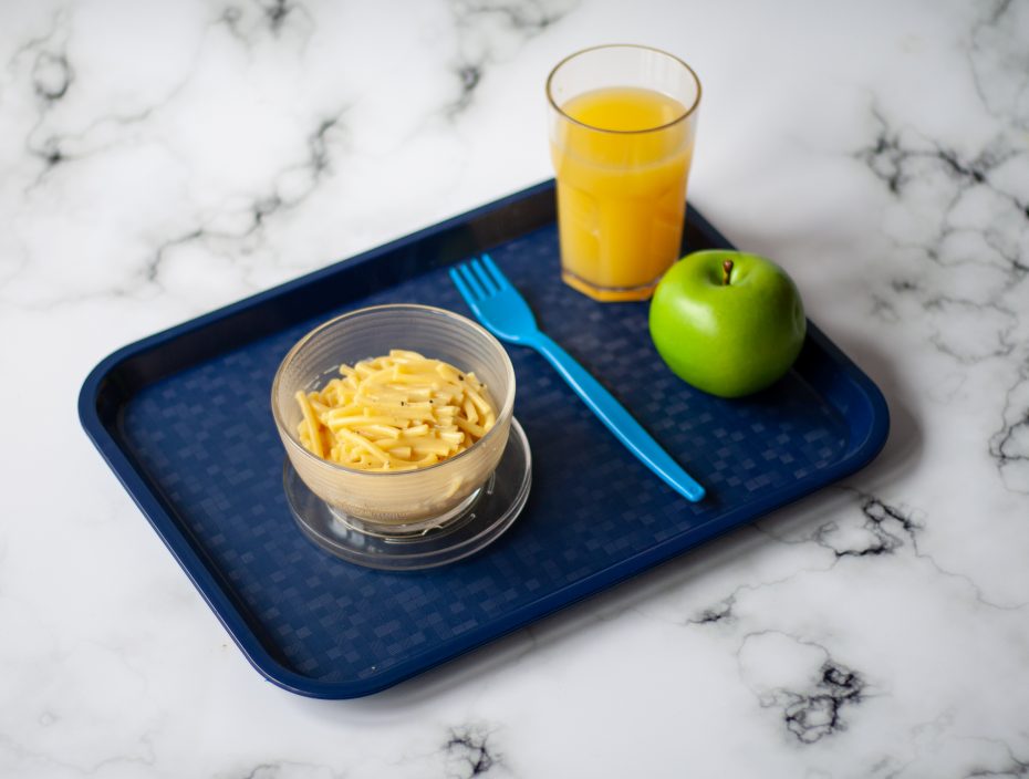 Small Marine Textured Tray with Lunch Meal