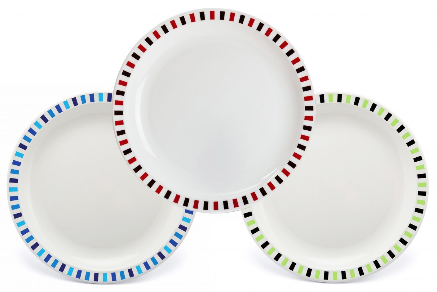 Pattern Plates Large Size Extra Large Patterned Plate - Duo Range - 25.5cm • Harfield Tableware