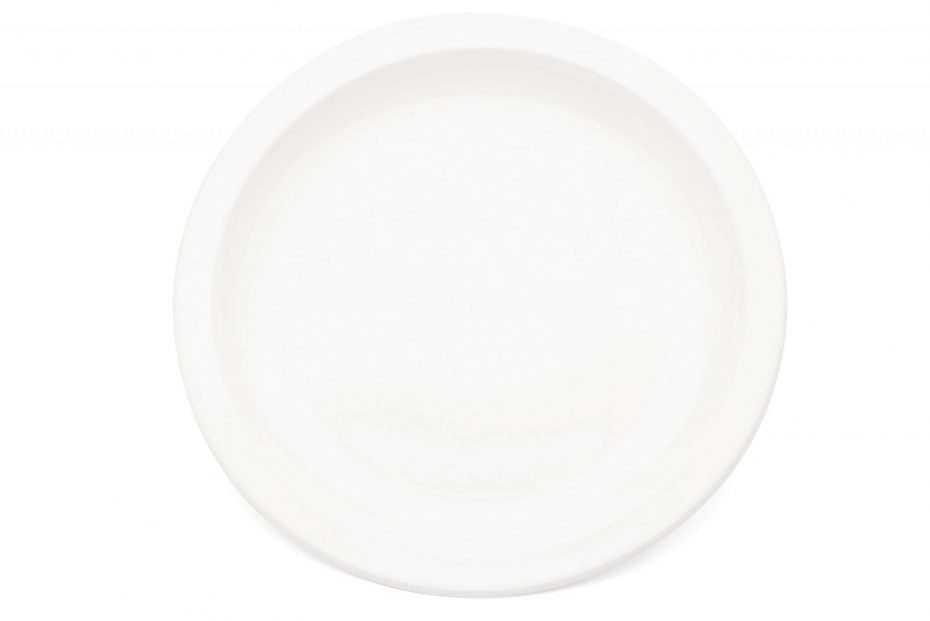 White Extra Large Dinner Plate