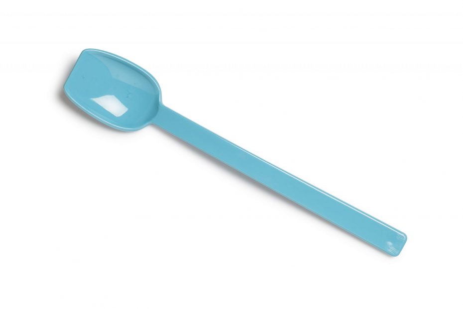 Summer Blue Narrow Flat Edge Spoon