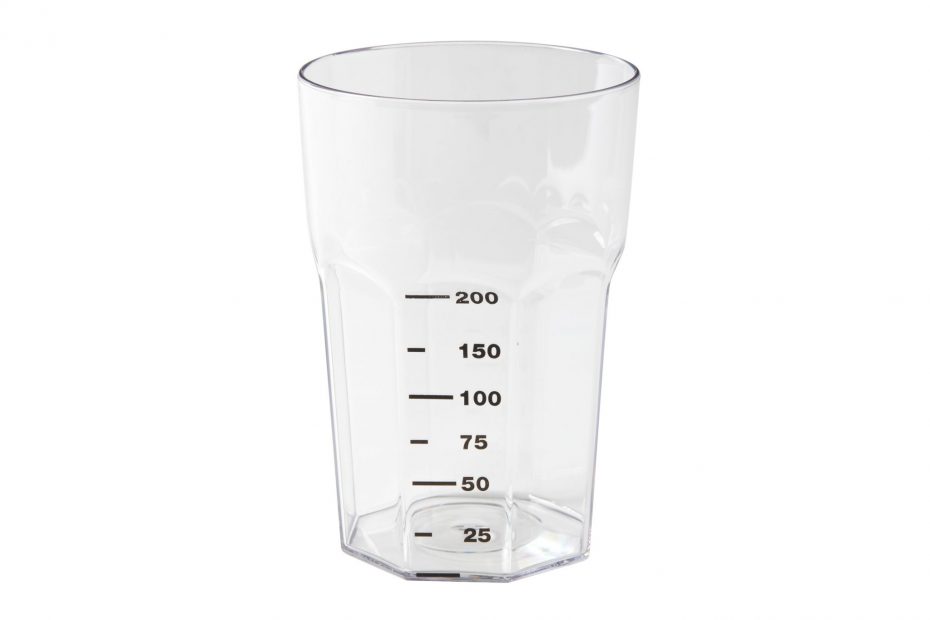 Clear Graduated Tumbler