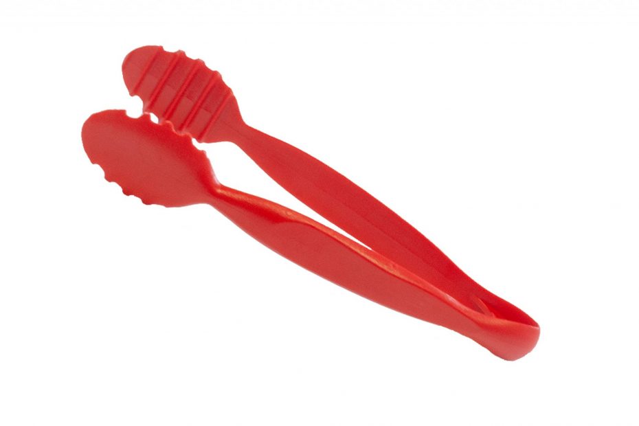 Red Small Serving Tongs