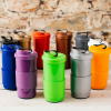 Coloured Coffee Cups with Sleeves