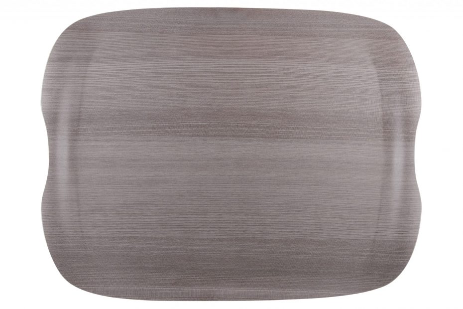 Grey Wood Large Craft Wave Tray