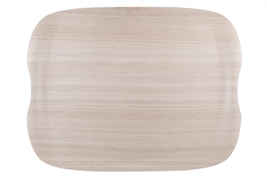 Light Wood Large Craft Wave Tray