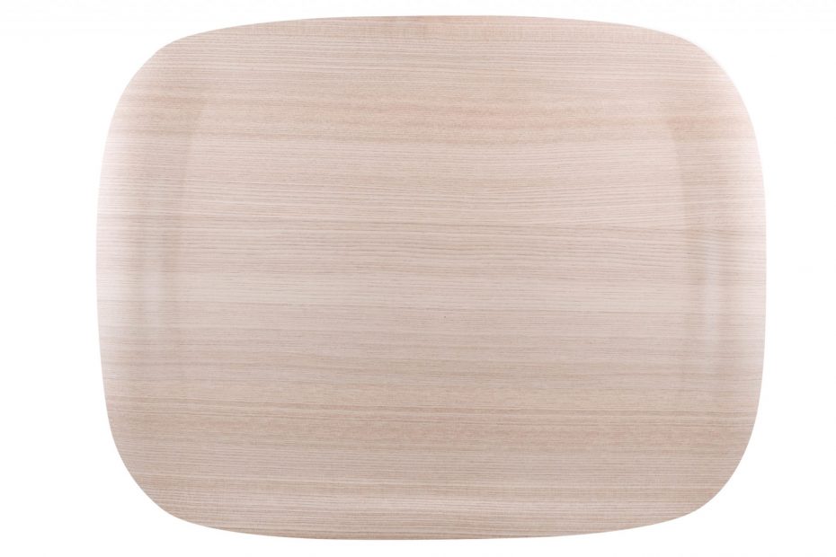 Light Wood Earth Wave Art Tray