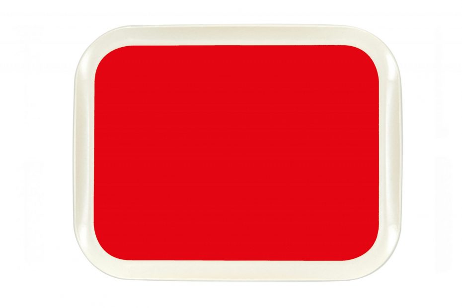 Red Lux Scandia Polyester Tray