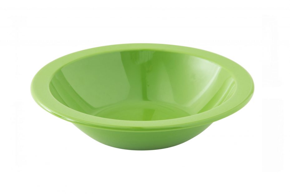 Bright Green Copolyester Narrow Rimmed Bowl